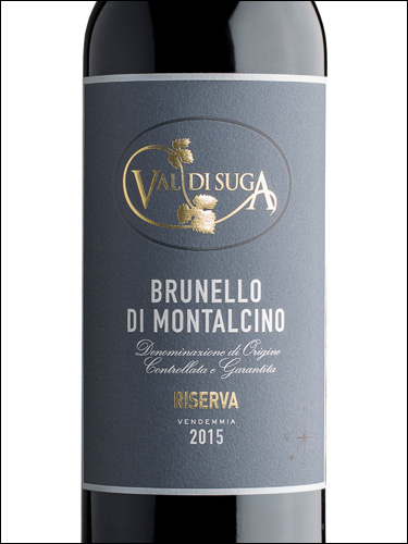 фото Val di Suga Brunello di Montalcino Riserva DOCG Валь ди Суга Брунелло ди Монтальчино Ризерва Италия вино красное