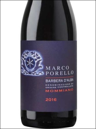 фото Marco Porello Mommiano Barbera d’Alba DOC Марко Порелло Моммиано Барбера д’Альба Италия вино красное
