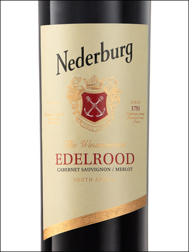 фото Nederburg The Winemasters Edelrood Недербург Вайнмастерс Эдельруд ЮАР вино красное