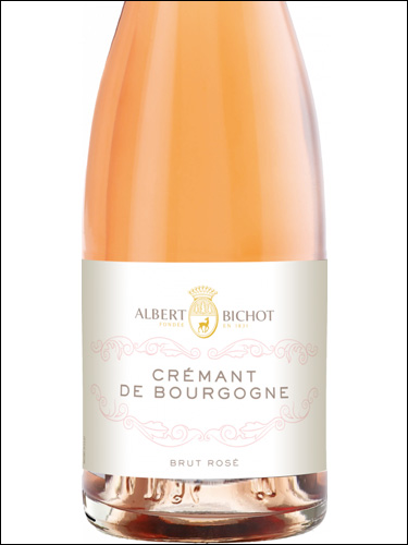 фото Albert Bichot Brut Rose Cremant de Bourgogne AOC Альбер Бишо Брют Розе Креман де Бургонь Франция вино розовое