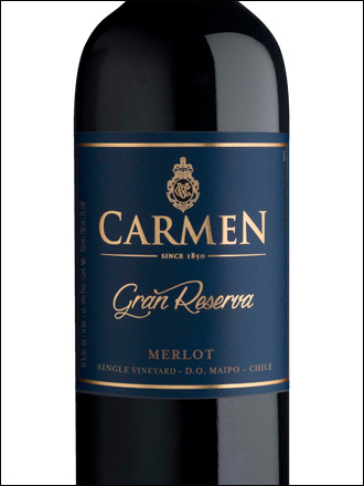 фото Carmen Gran Reserva Merlot Кармен Гран Резерва Мерло Чили вино красное