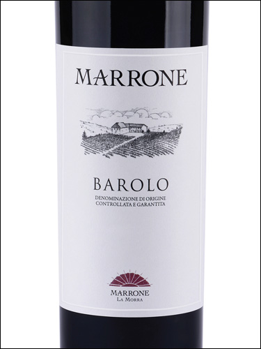 фото Marrone Barolo DOCG Марроне Бароло Италия вино красное