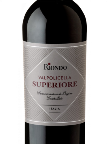 фото Riondo Valpolicella Superiore DOC Риондо Вальполичелла Супериоре Италия вино красное