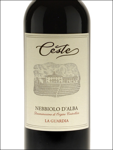 фото Ceste La Guardia Nebbiolo d'Alba DOC Честе Ла Гуардиа Неббиоло д'Альба Италия вино красное