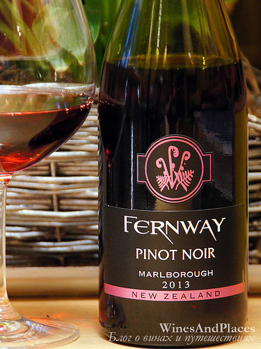 фото Fernway Pinot Noir Marlborough Фернвэй Пино Нуар Мальборо Новая Зеландия вино красное