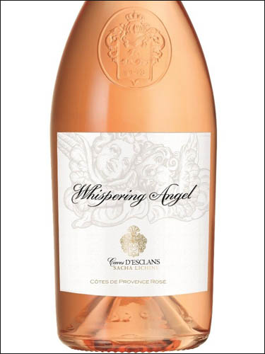фото Chateau d'Esclans Whispering Angel Rose Cotes de Provence AOC Шато д’Эсклан Уисперинг Энджел Розе Кот де Прованс Франция вино розовое