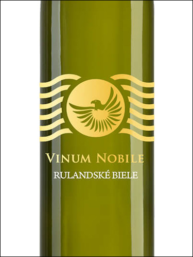 фото Vinum Nobile Rulandske Biele Pinot Blanc Винум Нобиле Руландске Бьеле Пино Блан Словакия вино белое