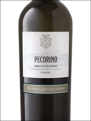 фото Orlandi Contucci Ponno Abruzzo Pecorino Superiore DOC Орланди Контуччи Понно Абруццо Пекорино Супериоре Италия вино белое