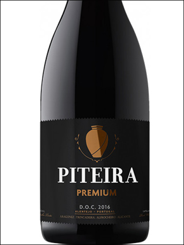фото Piteira Premium Tinto Alentejo DOC Питейра Премиум Тинту Алентежу Португалия вино красное