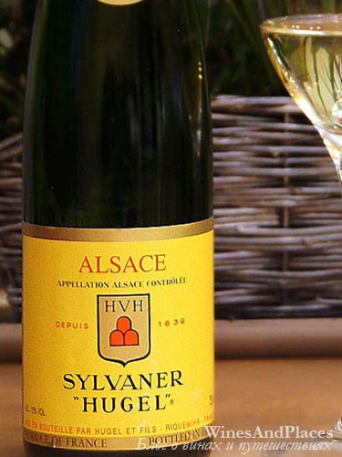 фото Hugel Silvaner AOC Alsace Хюгель Сильванер Эльзас АОС Франция вино белое