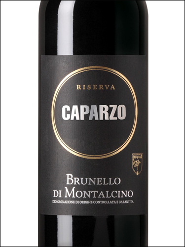 фото Caparzo Brunello di Montalcino Riserva DOCG Капарцо Брунелло ди Монтальчино Ризерва Италия вино красное