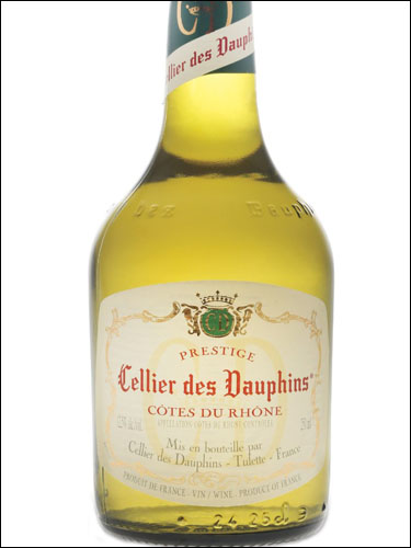 фото Cellier des Dauphins Prestige Blanc Cotes du Rhone AOC Селье де Дофен Престиж Блан Кот дю Рон Франция вино белое