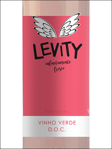 фото Levity Vinho Verde Rose DOC Левити Винью Верде Розе Португалия вино розовое