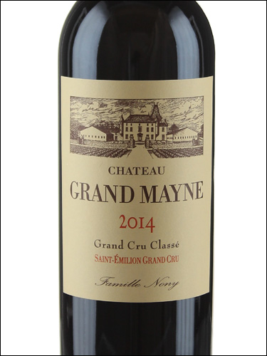 фото Chateau Grand-Mayne Grand Cru Classe Saint-Emilion Grand Cru AOC Шато Гран Майн Сент-Эмильон Гран Крю Франция вино красное