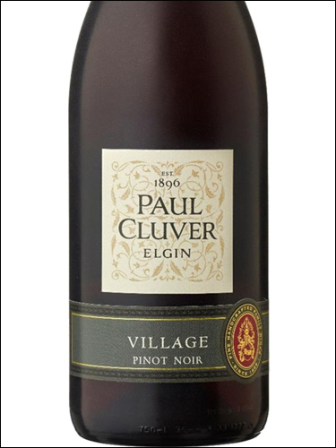 фото Paul Cluver Village Pinot Noir Elgin WO Пол Клювер Вилляж Пино Нуар Элгин ЮАР вино красное