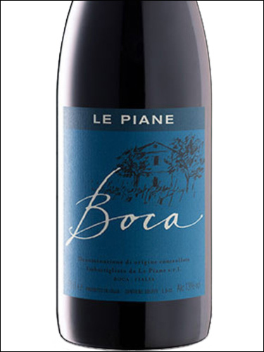 фото Le Piane Boca DOC Ле Пьяне Бока Италия вино красное