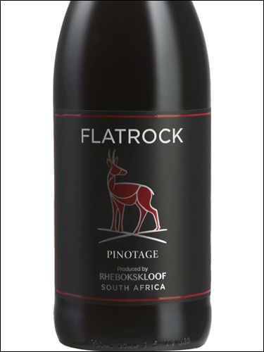 фото Rhebokskloof Flatrock Pinotage Ребуксклуф Флэтрок Пинотаж ЮАР вино красное