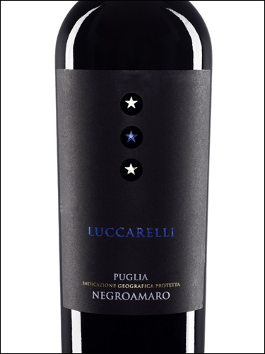 фото Luccarelli Negroamaro Puglia IGT Луккарелли Негроамаро Апулия Италия вино красное