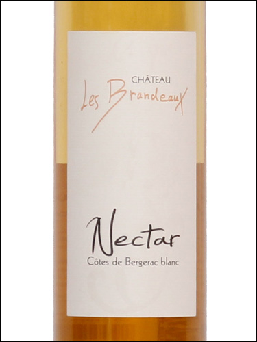 фото Chateau Les Brandeaux Nectar Blanc Cotes de Bergerac AOC Шато Ле Брандо Нектар Блан Кот де Бержерак Франция вино белое