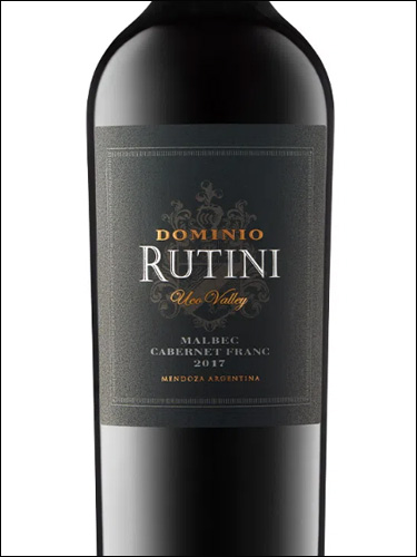фото Rutini Dominio Malbec-Cabernet Franc Рутини Доминио Мальбек-Каберне Фран Аргентина вино красное