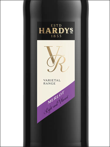 фото Hardys VR Merlot Хардис ВР Мерло Австралия вино красное