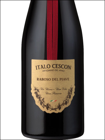 фото Italo Cescon Raboso del Piave DOC Итало Ческон Рабозо дель Пиаве Италия вино красное