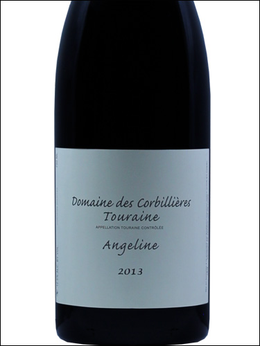фото Domaine des Corbillieres Angeline Touraine Rouge AOC Домен де Корбильер Анжелин Турень Руж Франция вино красное