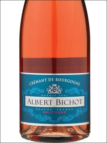фото Albert Bichot Brut Rose Cremant de Bourgogne AOC Альбер Бишо Брют Розе Креман де Бургонь Франция вино розовое