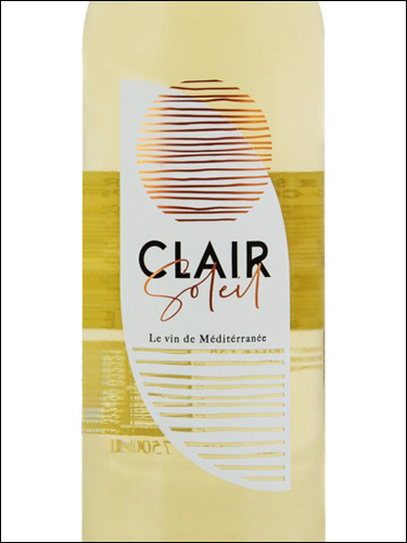 фото Cellier de Signes Clair Soleil Mediterranee Blanc IGP Селье де Синь Клер Солей Медитерране Блан Франция вино белое