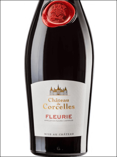 фото Chateau de Corcelles Fleurie AOC Шато де Корсель Флери Франция вино красное