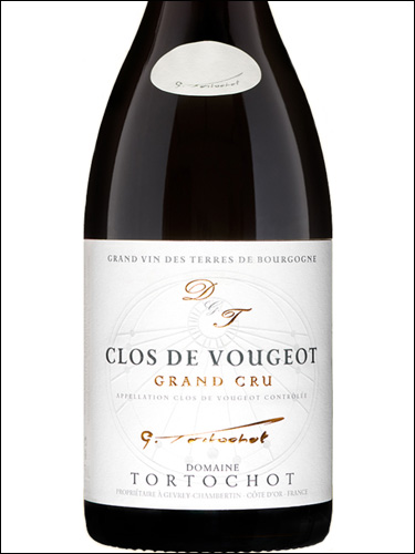 фото Domaine Tortochot Clos de Vougeot Grand Cru AOC Домен Тортошо Кло де Вужо Гран Крю Франция вино красное