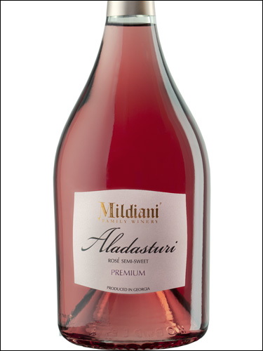 фото Mildiani Aladasturi Rose Premium Милдиани Аладастури Розе Премиум Грузия вино розовое
