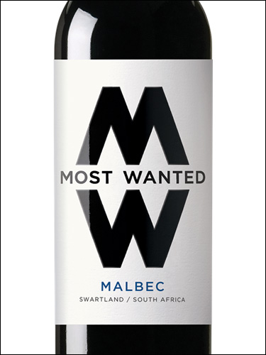 фото Most Wanted Malbec Мост Вонтед Мальбек ЮАР вино красное
