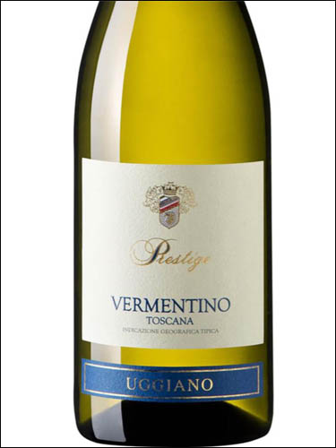 фото Uggiano Prestige Vermentino Toscana IGT Уджиано Престиж Верментино Тоскана Италия вино белое