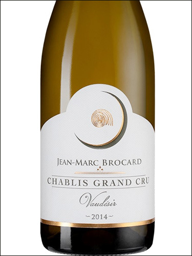фото Jean-Marc Brocard Chablis Grand Cru Vaudesir AOC Жан-Марк Брокар Шабли Гран Крю Водезир Франция вино белое