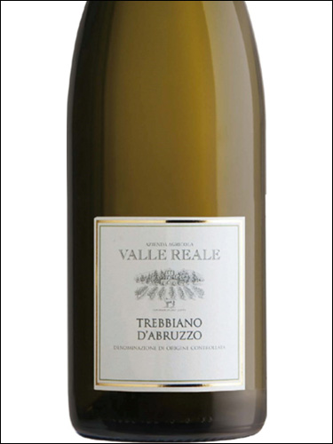 фото Valle Reale Trebbiano d'Abruzzo DOC Валле Реале Треббьяно д'Абруццо Италия вино белое