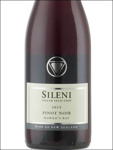 фото Sileni Cellar Selection Pinot Noir Hawke's Bay Силени Селлар Селекшн Пино Нуар Хокс-Бей Новая Зеландия вино красное