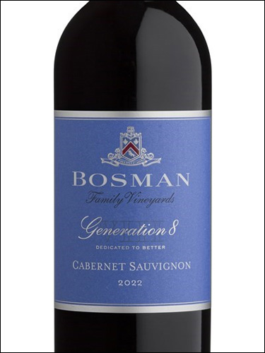 фото Bosman Generation 8 Cabernet Sauvignon Босман Дженерейшн 8 Каберне Совиньон ЮАР вино красное