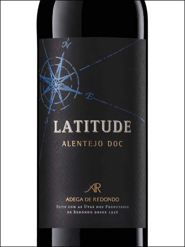 фото Adega de Redondo Latitide Tinto Alentejo DOC Адега де Редонду Латитьюд Тинту Алентежу Португалия вино красное