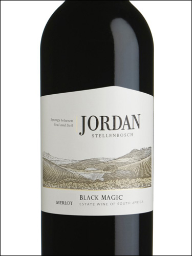 фото Jordan Black Magic Merlot Джордан Блэк Мэджик Мерло ЮАР вино красное