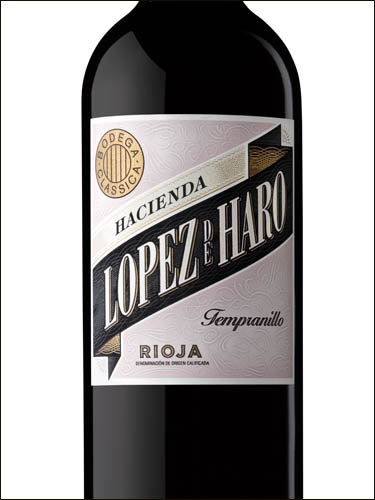фото вино Hacienda Lopez de Haro Tempranillo Rioja DOCa 