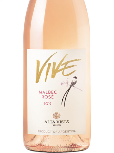 фото Alta Vista Vive Rose Альта Виста Вив Розе Аргентина вино розовое