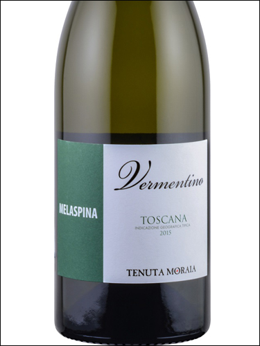 фото Tenuta Moraia Melaspina Vermentino Toscana IGT Тенута Морая Меласпина Верментино Тоскана Италия вино белое