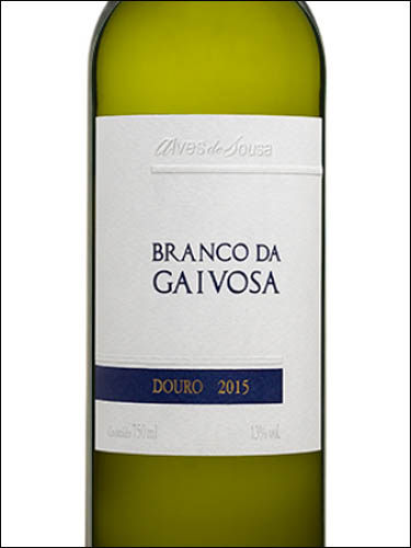 фото Alves de Sousa Branco da Gaivosa Douro DOC Алвеш де Соуза Бранку Да Гайвоса Дору Португалия вино белое