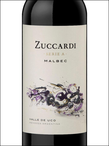 фото Zuccardi Serie A Syrah Цуккарди Серия А Сира Аргентина вино красное