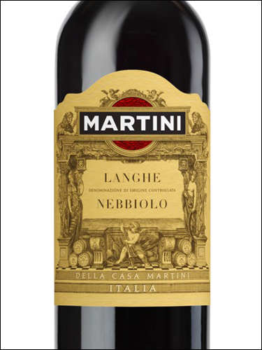 фото Martini Langhe Nebbiolo DOC Мартини Ланге Неббиоло  Италия вино красное