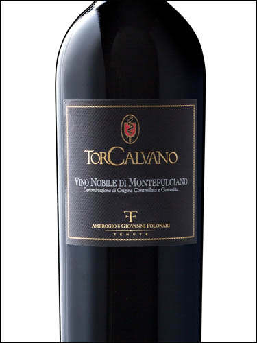 фото TorCalvano Vino Nobile di Montepulciano DOCG ТорКальвано Вино Нобиле ди Монтепульчано Италия вино красное