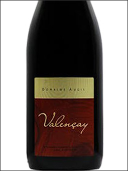 фото Domaine Augis Valencay Rouge AOC Домен Ожис Валансе руж Франция вино красное