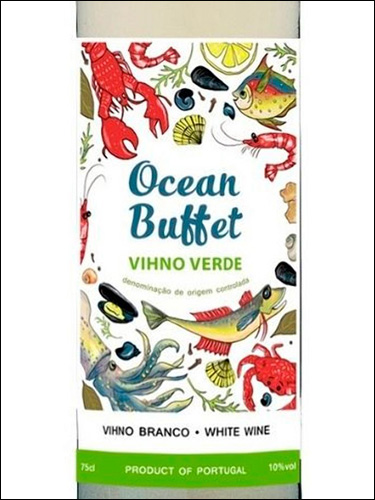 фото Ocean Buffet Vinho Verde Branco DOC Оушн Буффе Виньо Верде Бранко Португалия вино белое