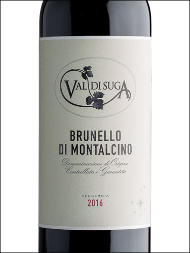 фото Val di Suga Brunello di Montalcino DOCG Валь ди Суга Брунелло ди Монтальчино Италия вино красное